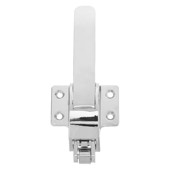 BESTYASH 1Set Easy Install Plated Silver Refrigerator Door Handle Zinc Alloy Durable Replacement for Cooler and Freezer