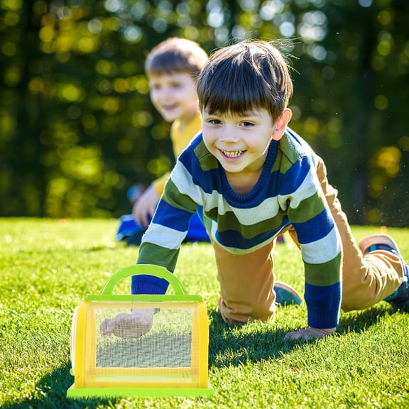 BESTYASH 1Set Easy Use Green Catcher Kit with Comfortable Handle for Outdoor Exploration