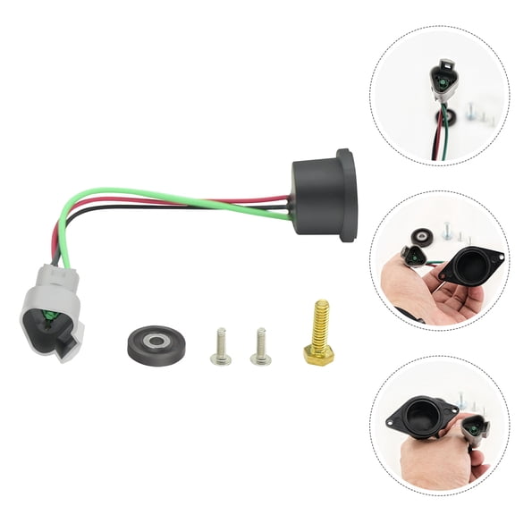 BESTYASH Electric Golf Cart Speed Sensor 1 Set Black Accurate Speed Measurement with Easy Installation