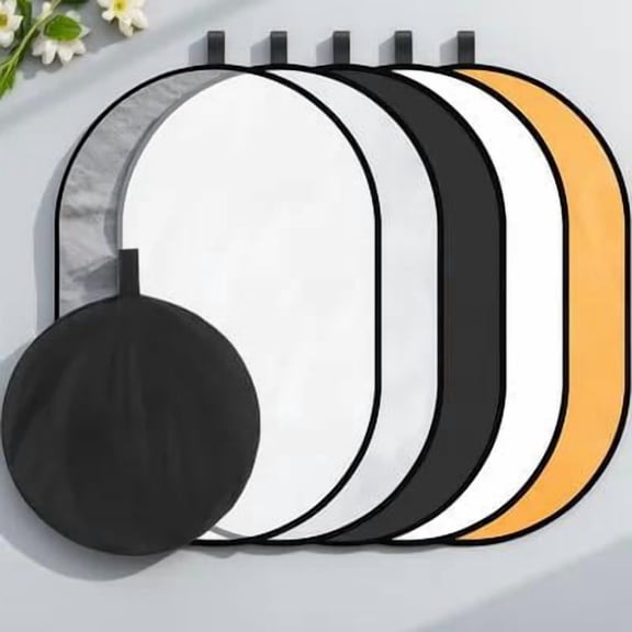 BESTYASH Photo Reflector Panel Set for Soft Light Diffusion, Shadow Control and Photography Lighting