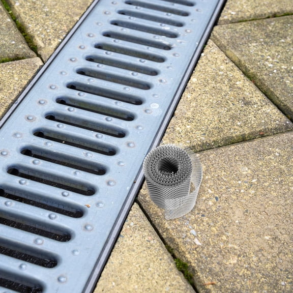 BESTYASH 1Set Flexible Plated Silver Gutter Mesh Roll for Easy Installation and Reliable Leaf Guard