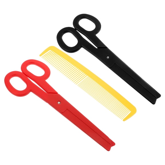 BESTYASH 1Set Funny Giant Comb Plastic Prank Prop for Haunted House and Party Dress Up