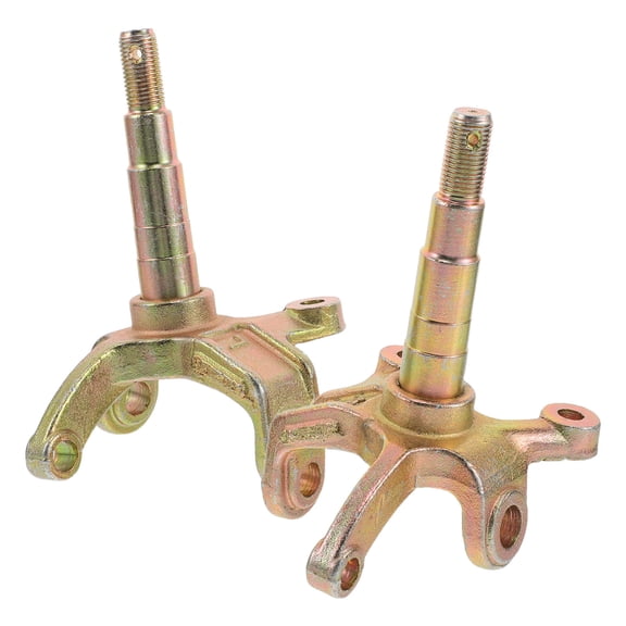 BESTYASH 1Set Golden Atv Front Steering Knuckle Precision Machined Durable Replacement for Quad Bike and Go Kart