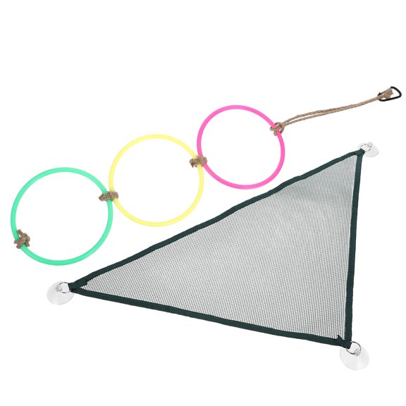 BESTYASH 1Set Green Mesh Reptile Hammock Hanging Bed for Snake Lizard Tank Enrichment