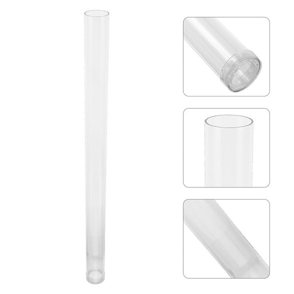 BESTYASH Reusable Transparent Ice Column Tube for Drinks, 1 Piece Ice Storage Tube, Easy to Use and Clean