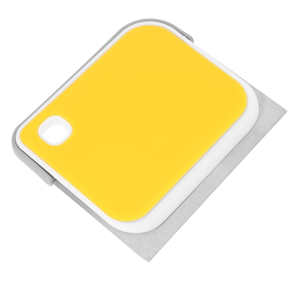 BESTYASH 1Set Yellow Plastic Cream Scraper for Cake Smoother and Dough Scraper Kitchen Accessories