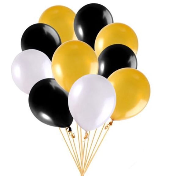BESTYASH 1Set Lightweight Latex Balloons Ribbon Set for Chic and Joyful Party Ornaments