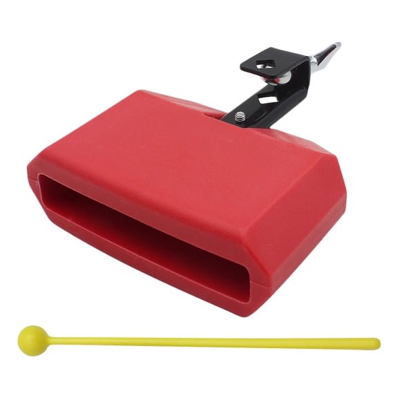 BESTYASH 1Set Lightweight Plastic Percussion Instrument Suitable for Drum and Cow Bell Holder Red