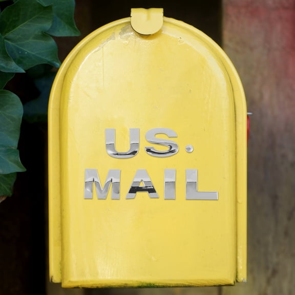 BESTYASH 1Set Metal Mailbox Letter Decals Silver Alloy Material Easy to Install Outdoor Sign