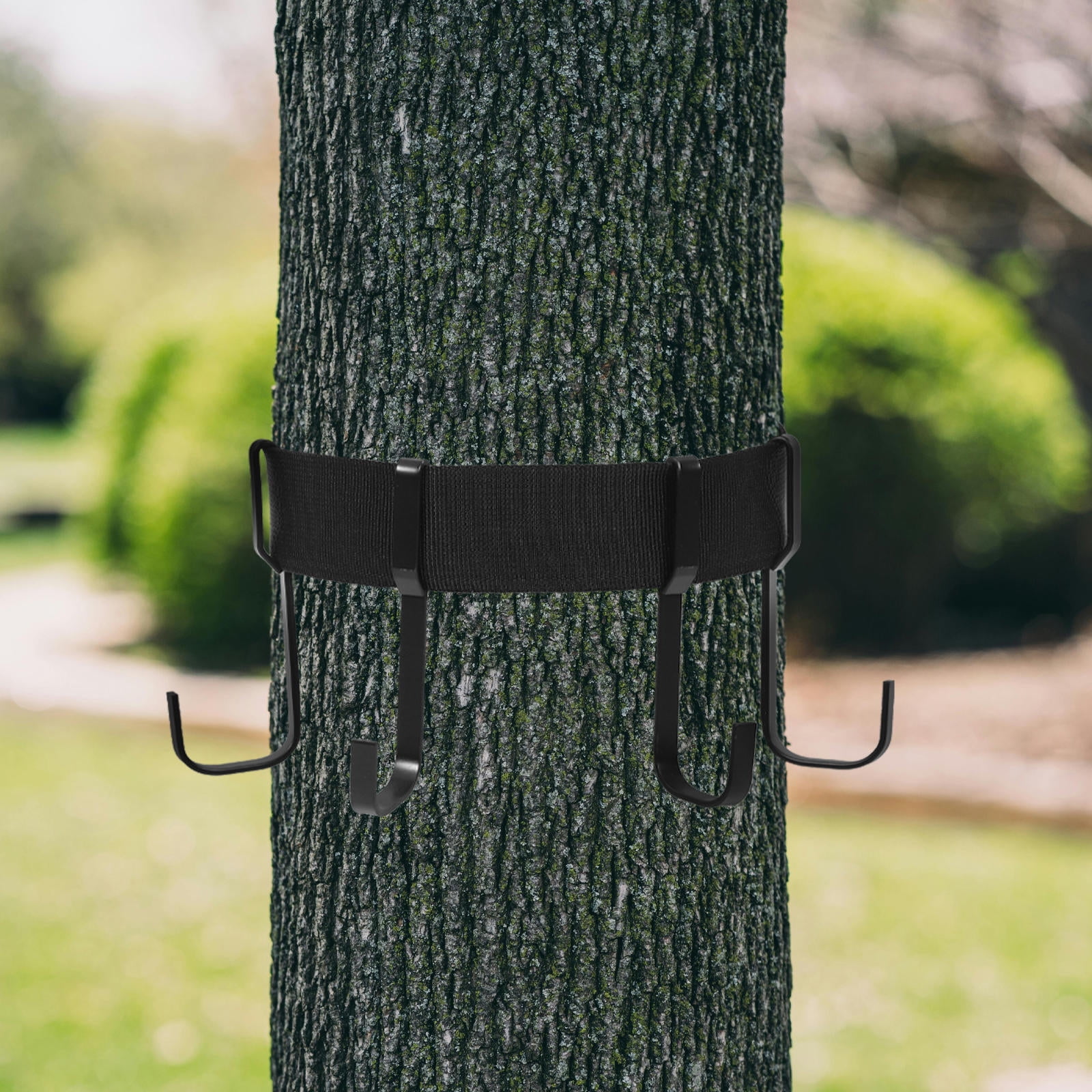 BESTYASH 1Set Metal Tree Stand Hook Strap Black Durable Hunting Gear ...