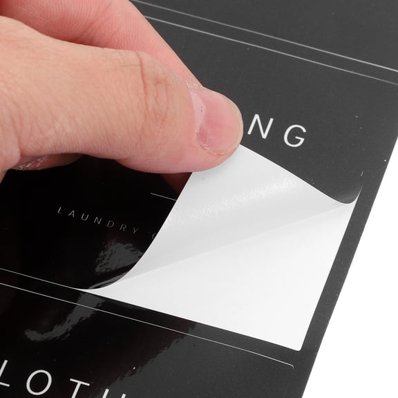 BESTYASH Minimalist Laundry Stickers Black for Bathroom Container Labels