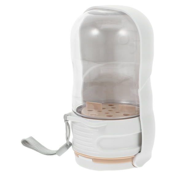 BESTYASH 1Set Lightweight Portable Dog Water Bottle White for Hiking and Outdoor Use