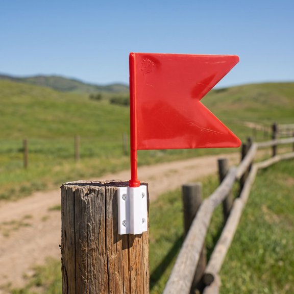 BESTYASH 1Set Outdoor Red Equestrian Jumping Flag Horse Training Equipment for Course Alignment