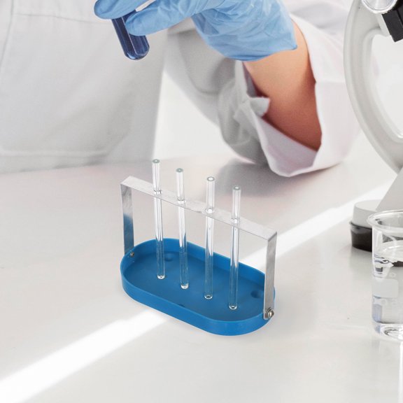 BESTYASH 1Set Physical Experiment Equipment Capillary Tubes with Support Tray for Accurate Science Experiment Display