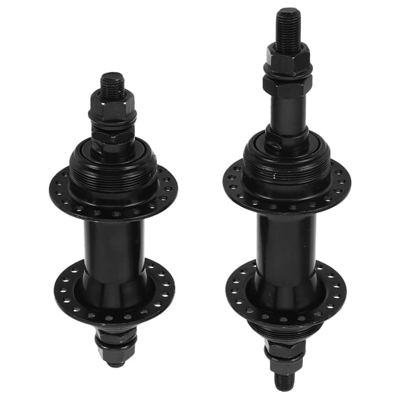 BESTYASH Precision Front Disc Brake Hub with Quick Release Skewer, Black - Fits Mountain & Road Bikes, 1 Set