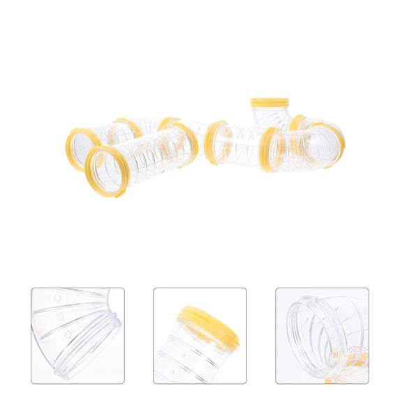 Outdoor Hamster Cage Kit Ideas Reference: Bestyash 1Set Plastic Hamster Cage Supply External Tunnel Thick