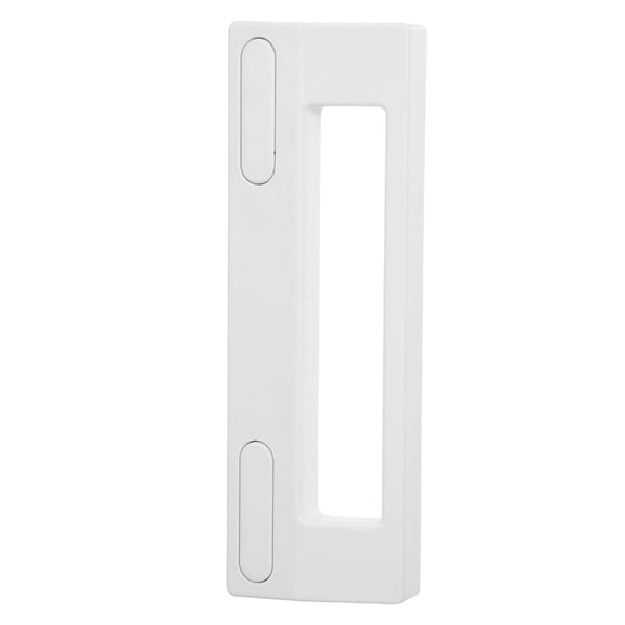BESTYASH White Plastic Refrigerator Door Handle Replacement Kit with Modern Style and Included Screws Hardware Set