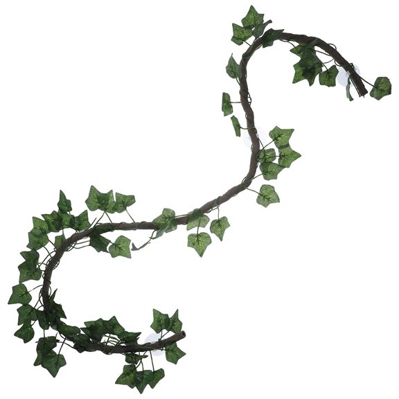 BESTYASH 1Set Reptile Climbing Vine Green Durable Fake Plant for Tank Decoration