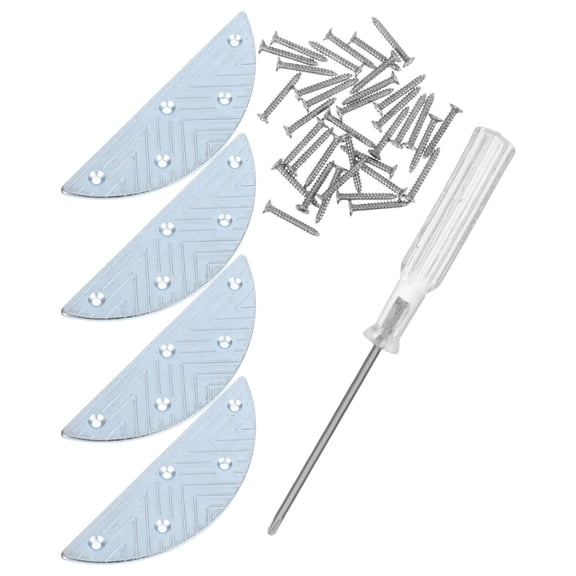 BESTYASH 1Set Shoe Heel Repair Kit with Iron Plates and Non Skid Pads for Enhanced Boot Traction