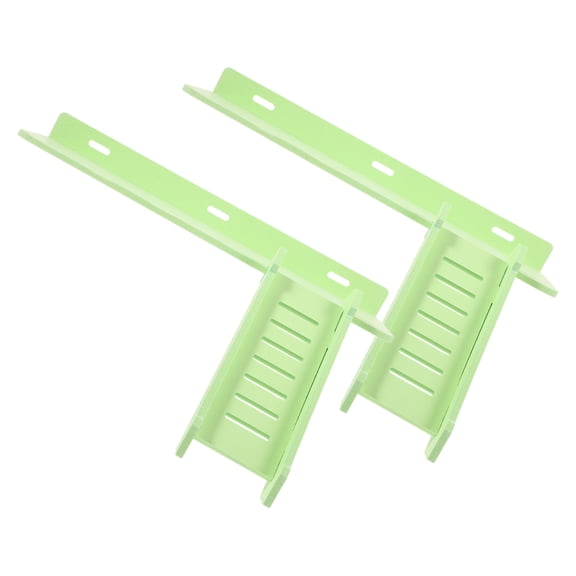 BESTYASH 1Set Small Pet Green Climbing Platform for Hamster Cage with Anti Biting Features and Ladder