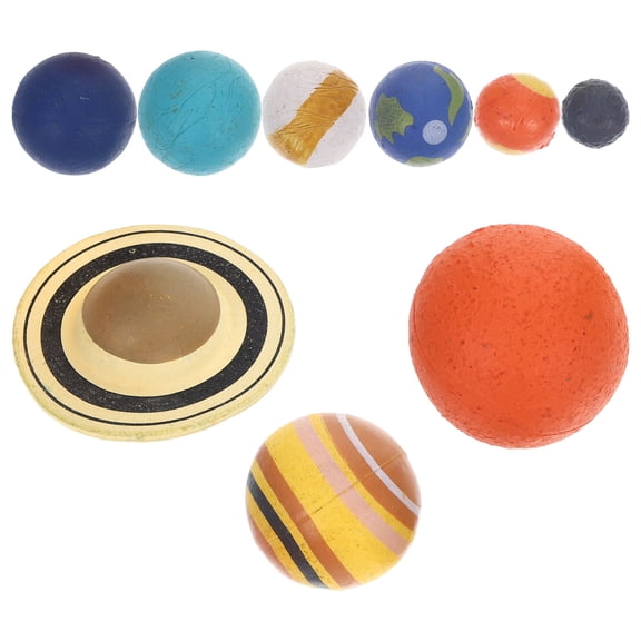 BESTYASH 1Set Solar System Kit with High Simulation Planet Models Made of Durable ABS Material