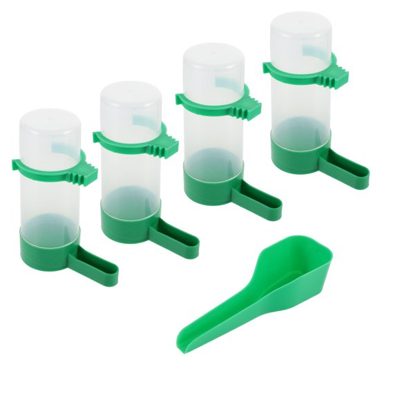 BESTYASH 1Set Splashproof Automatic Bird Water Feeder Hanging Feeder for Birdcage Use