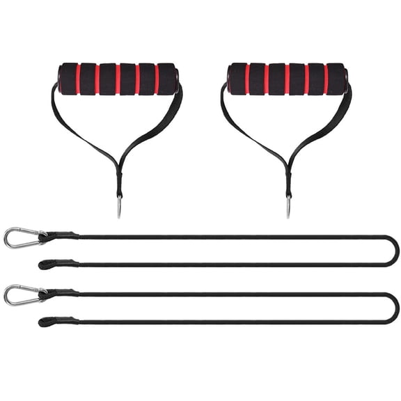 BESTYASH 1 Set Strength Workout Belt Muscle Pull Rope for Back and Abdominal Training