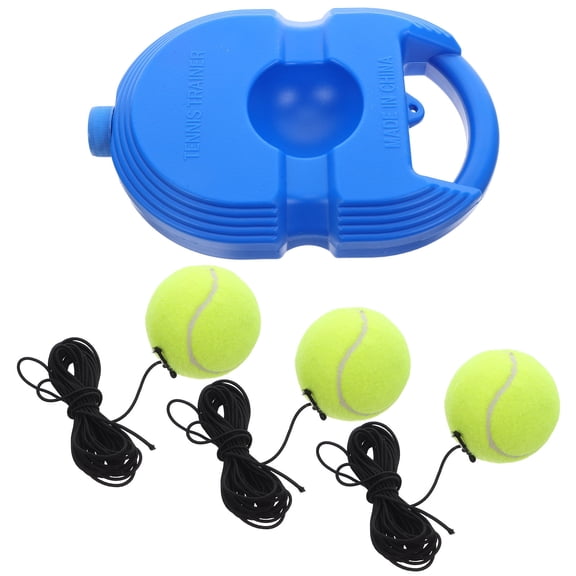 BESTYASH 1Set Tennis Training Kit with High Elasticity Balls and Stable Non Slip Base