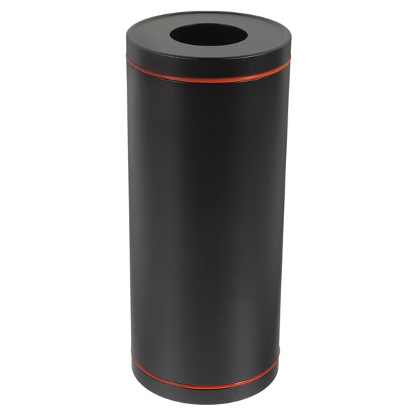 BESTYASH Round Tissue Box Container Black Aluminium Alloy for Home and Office Use