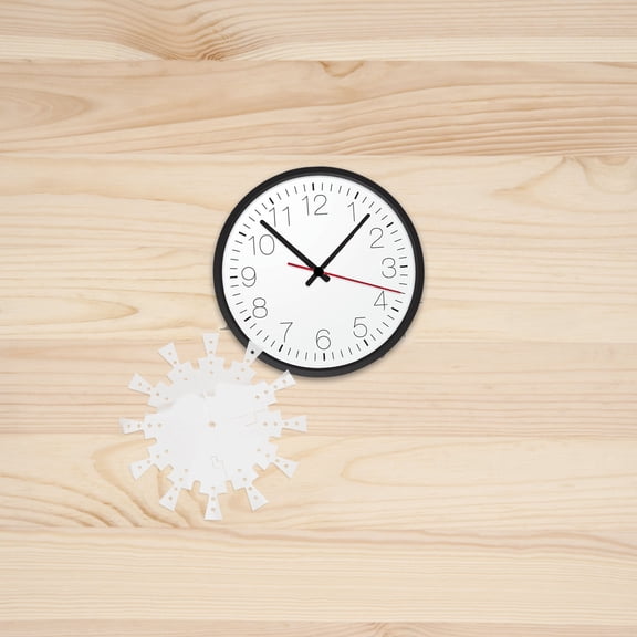 BESTYASH Transparent Acrylic Clock Stencil Template Set for Woodworking, Router Inlay, and Clock Crafting Projects