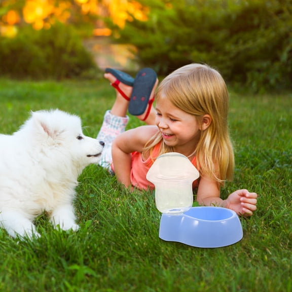 BESTYASH 1Set Transparent Automatic Pet Water Dispenser with Chic Details and Easy Wash Design