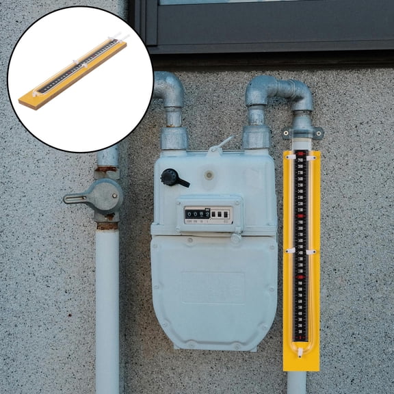 BESTYASH 1Set Vacuum Tube Manometer Tool for Accurate Gas Pipeline Pressure Measurement
