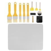 BESTYASH 1Set Portable Decoupage Starter Kit with Craft Brushes Sponge and Scraper for Home Decor