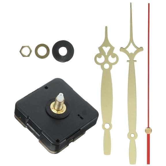 BESTYASH Wall Clock Mechanism Replacement Kit, Quiet Battery Operated Clock Movement with Multiple Color Options, 1 Set