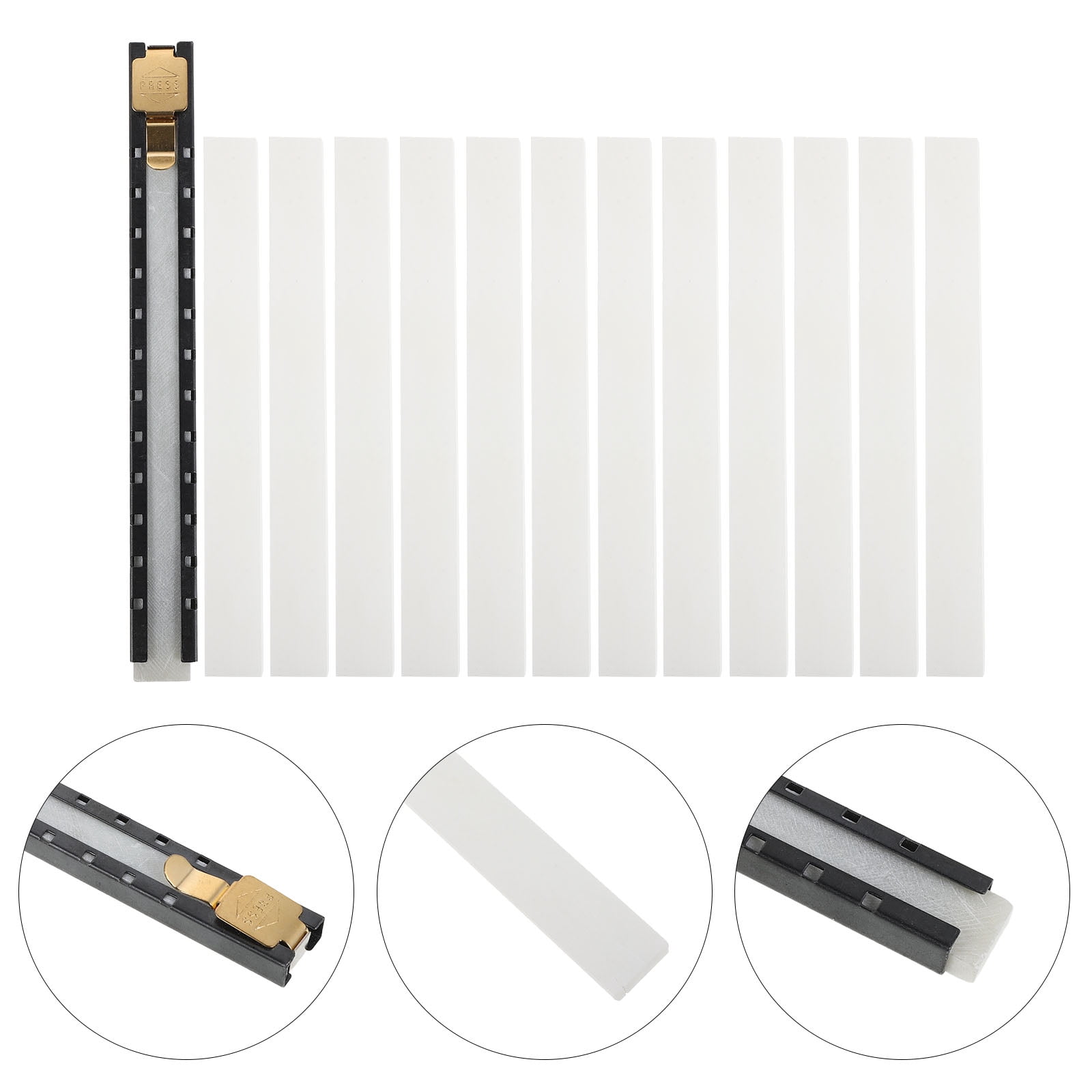 BESTYASH Welding Soapstone Holder Set with Flat Design and Metal Marking Pencil Refills for Accurate Metal Fabrication Work