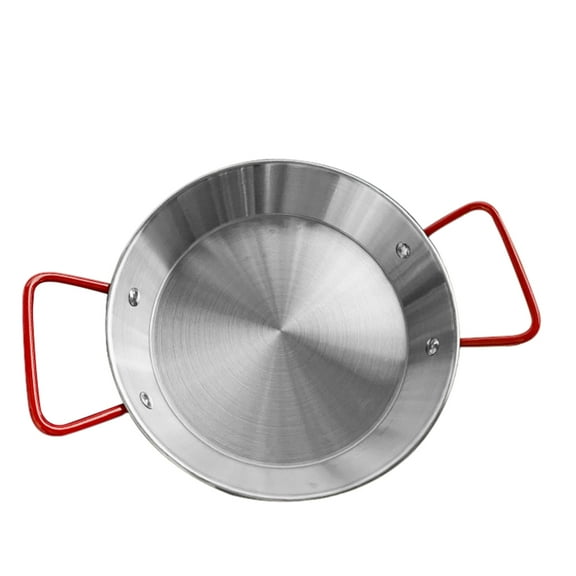 BESTYASH 1pc stainless steel serving platter for Restaurants Silver Microwave Safe