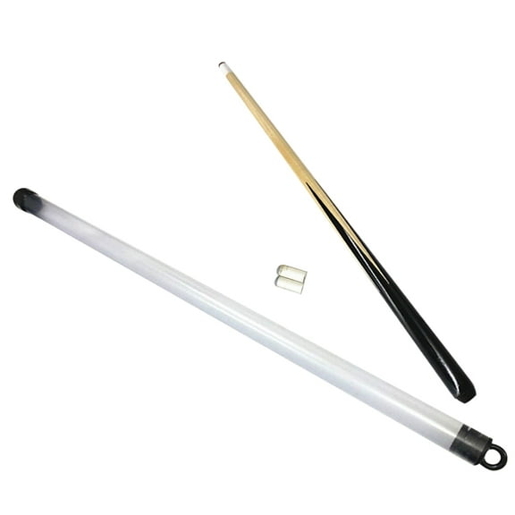 BESTYASH 1pcs Wooden Short Pool Stick for Kids with Storage Tube, Ideal Cue for Practice