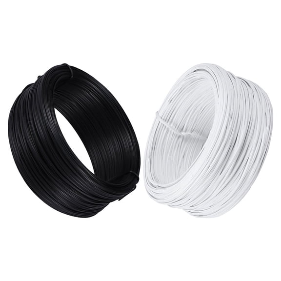 BESTYASH 2 Rolls of Heavy Duty Galvanized Iron Garden Wire for Workshop and Outdoor Use
