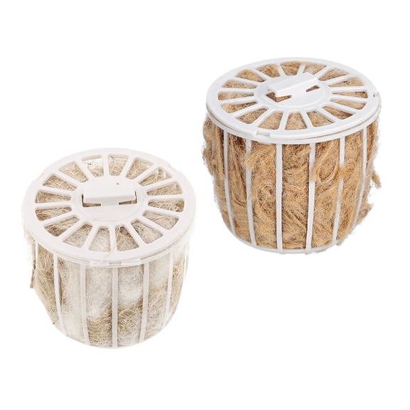 BESTYASH 2 Set Nesting Material For Bird For Outdoor Finch Hide Easy to Clean and Replace