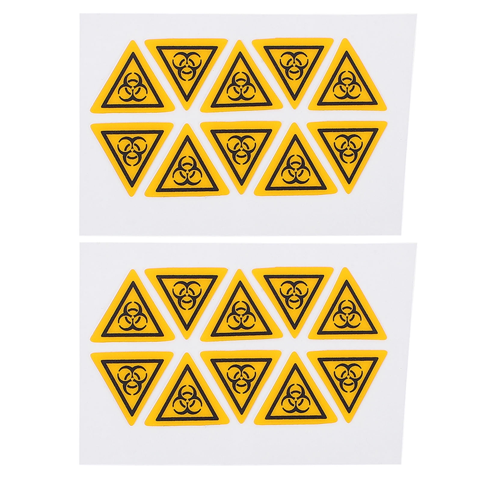 BESTYASH 20 Hazard Warning Stickers For Lab Use Yellow Paper bestyash-20-hazard-warning-stickers-for-lab-use-yellow-paper