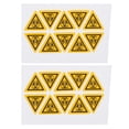 thumbnail image 1 of BESTYASH 20 Hazard Warning Stickers for Lab Use Yellow Paper SelfAdhesive Labels Durable Safety Signs 2.5 x 2.5 Inches, 1 of 8
