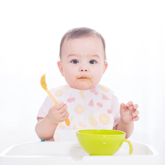 BESTYASH Disposable Infant Baby Bibs, 20 Pcs Assorted Colors, Soft Feeding Bibs for Newborns and Toddlers