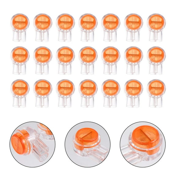BESTYASH 200-Piece Assorted Color RJ45 Cable Terminals Kit for Network, Telephone Wire Crimping and Connection Tools