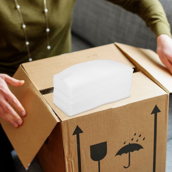 BESTYASH 200Pcs Bulk Transparent Foam Mailers for Packaging Fragile Items and Safe Shipping