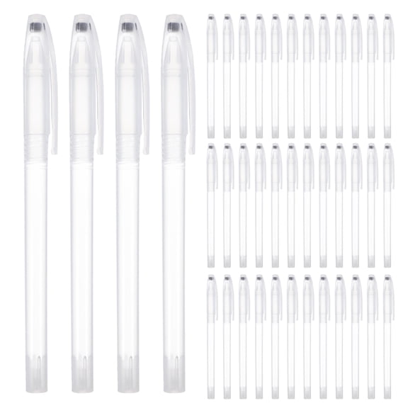 BESTYASH 200Pcs Empty Pen Shells with Clip Cap for Universal Gel Ink Pen Refills