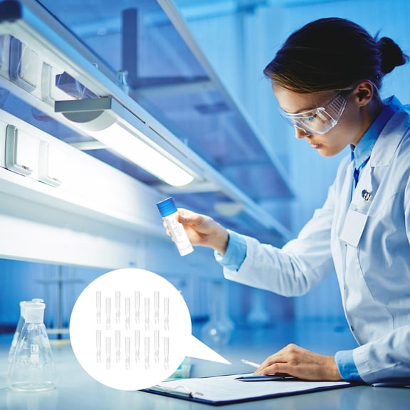 BESTYASH 200Pcs Clear Insert for 9-425 Vials with Leak Proof Sealing and Lightweight Plastic Design