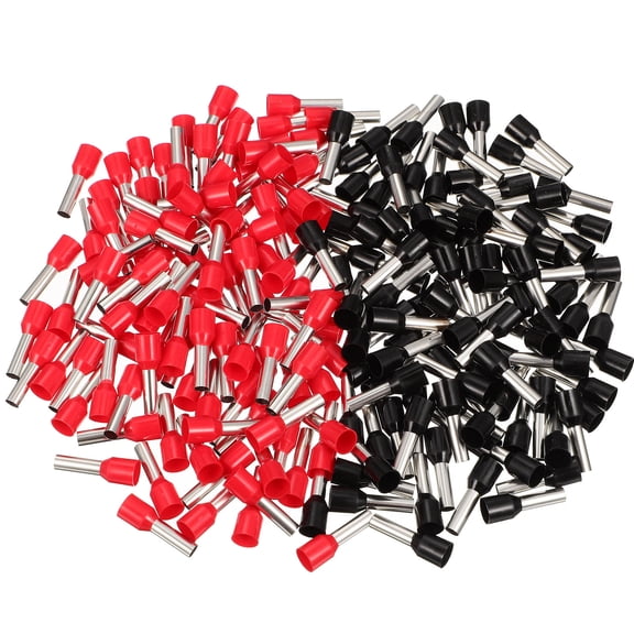 BESTYASH 200Pcs Copper Wire Ferrules Connectors Insulated Terminal Set Strong Conductivity for Wiring