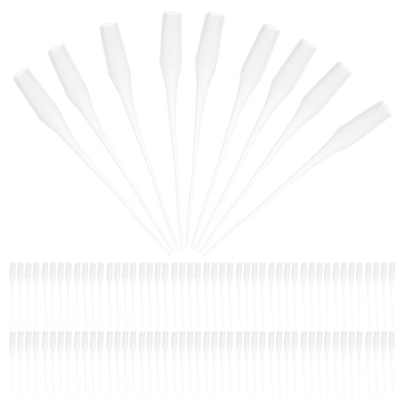 BESTYASH 200Pcs Fine Point Plastic Glue Applicator Tips Transparent for Accurate Adhesive Application