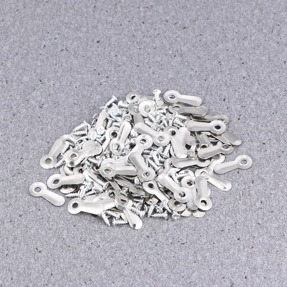 BESTYASH 200Pcs Plated Silver Photo Frame Accessories Small Metal Melon Nails for Wall Hanging
