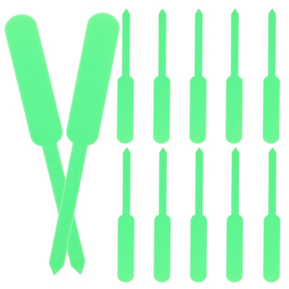 BESTYASH 200Pcs Writeable Green Garden Plant Labels for Vegetable and Flower Plant Identification